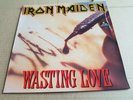 IRON MAIDEN - wasting love   - LP - black  vinyl