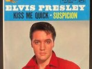 Elvis Presley 45 Record GSS 447-0639 Kiss Me Quick / Suspicion White Label PROMO