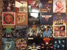 Metal & Rock Record lot. Kiss Queensryche Led Zeppelin Poison Van Halen Ozzy