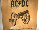 AC/DC FOR THOSE ABOUT TO ROCK LP SEALED EMBOSSED COVER ORIGINAL