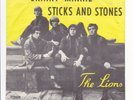 DENMARK Garage Rocker Mod 45 - LIONS - Sticks And Stones / Skinnie Minnie
