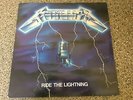 Metallica Ride The Lightning + Insert + Inner Rare Original UK LP