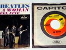BEATLES - I FEEL FINE SHE'S A WOMAN   ORIGINAL 1964 US CAPITOL 5327 45 7