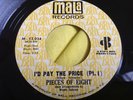 Funk Soul Promo 45 : Pieces of Eight   I'd Pay The Price Part 1 & 2    Mala