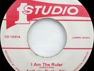 Anthony Rocky Ellis I AM THE RULER Rare STUDIO 1 45 EX