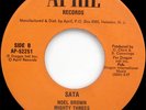 Mighty Threes & Noel Brown RASTA BUSINESS / SATA April Records 45 EX