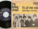 THE ROLLING STONES IT`S ALL OVER NOW DANISH PS+45 1964 MOD R&B SECOND VARIATION