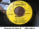 ? ALBERT WASHINGTON promo 'I'm The Man' RARE R&B Northern Soul 45