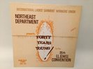 International Ladies Garment Workers Union Forty Years Young Vinyl LP Rare 70s