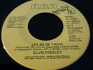 ELVIS PRESLEY  PROMO 45...LET ME BE THERE ...MONO/STEREO...CREME COLORED... VG+