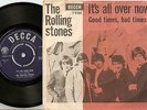 THE ROLLING STONES IT`S ALL OVER NOW DANISH PS+45 1964 MOD R&B 1st PS VARIATION