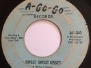 Rare Detroit Northern Soul 45 - Larry Wright - Sweet, Sweet Kisses - A-Go-Go