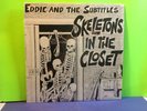 Eddie and the Subtitles ,Skeletons LP rare 1981 LA hardcore punk Black Flag  KBD