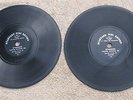 Ten 10 Standard Disc Talking Machine Phonograph Records in Album One & Two Sided