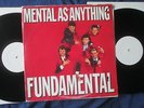 Mental As Anything Fundamental  Epic Records 26836 Promo White Label LP Album