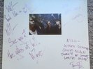 RARE 1985 THE DEL FUEGOS - SLASH RECORD SLEEVE AUTOGRAPHED BY ALL 4 MEMBERS