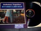 BETTY EVERETT & JERRY BUTLER Delicious Together Vee Jay EX Hype Sticker Mono