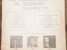 DALIDA De Muchacho al Silencio LP Diff Back Cover RARE Peeruvian