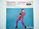 Johnny Hallyday 45Tours EP vinyle Souvenirs Souvenirs vogue logo rectangle