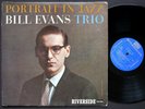 BILL EVANS TRIO Portrait In Jazz LP RIVERSIDE RLP 12-315 DG MONO Scott LaFaro