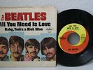 The Beatles All You Need Is Love / Baby Rich Man 1967 Capitol Pic Slv & 7
