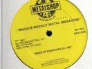 METALSHOP #160 2/20 1987 Heavy Metal Radio Show LP W/Que Sheets IRON MAIDEN RUSH