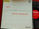 ARTHUR GRUMIAUX / 6 Sonaten-Partiten Violin Allein / BOX 835.198/200 STEREO (FR)