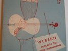 ANTON WEBERN Concerto for Nine Instruments LP DIAL 17 DSM