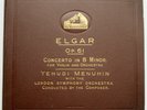 HMV 164 Yehudi Menuhin Violin Concerto in B Minor (Elgar, Op. 61) 6-disc folder
