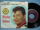 RITCHIE VALENS 1959 MEMORIAL 45 & PICTURE SLEEVE LITTLE GIRL- WE BELONG TOGETHER
