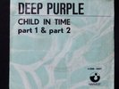 DEEP PURPLE Child In Time Part 1 & 2 RARE HARVEST Belgian/Belgium VINYL 7'' 45