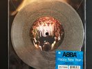 abba vinyl records limited edition 500 copies 'Happy New Year' glitter