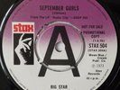 BIG STAR - SEPTEMBER GURLS - UK DEMO COPY