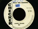 '58 Black Blues Rocker 45 LOWELL FULSON Rock This Morning CHECKER 882 NM