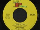 ERNIE HINES: Come On Y'all / Electrified Love 45 (sm crack at lead-in, extends