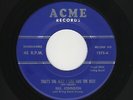 '50s KY. Uptempo C&W BILL JOHNSON That's the Way I Like You the Best ACME HEAR