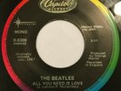 THE BEATLES / ALL YOU NEED IS LOVE / CAPITOL STAR LINE RETRO RAINBOW LABEL