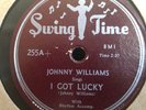 JOHNNY WILLIAMS SWING TIME 255 BLUES 78 RPM V+ BABY BOY WARREN