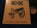 AC/DC FOR THOSE ABOUT TO ROCK WE SALUTE YOU 1981 ATLANTIC EX/NM