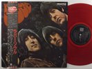 BEATLES Rubber Soul EMI/ODEON LP NM mono japan 1982 reissue red vinyl insert obi