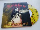 rainbow - live in munich  77   -7'- yelow marble vinyl  -deep purple