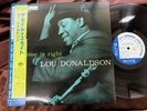 LOU DONALDSON THE TIME IS RIGHT BLUE NOTE BNJ 71031 OBI STEREO Japan Vinyl LP