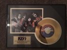 RARE LIMITED EDITION KISS Rock And Roll All Nite 45 7 Single 24K Gold Plated