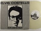 ELVIS COSTELLO Our Aim Is True STIFF LP unofficial release clear vinyl