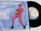 SP Johnny Hallyday  T'aimer Follement vogue RARE Pochette papier    1960