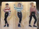 BANANARAMA 3 x SHAPED PICTURE DISCS OF “ DO NOT DISTURB” VERY GOOD CONDITION