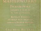 128g4.  Bronislaw Huberman - Concerto in D (Tschaikowsky, Op. 35) - Columbia 131