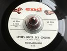 THE FLAMINGOS: LOVERS NEVER SAY GOODBYE 45  1958 UNPLAYED  ??????