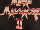 METAL MASSACRE 2 II LP Metallica Cliff Burton Trauma Megadeth Clean vinyl LP