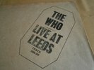 THE WHO LIVE AT LEEDS LP 1st UK PRESSING STEREO 2406 001 + Poster & 10 inserts